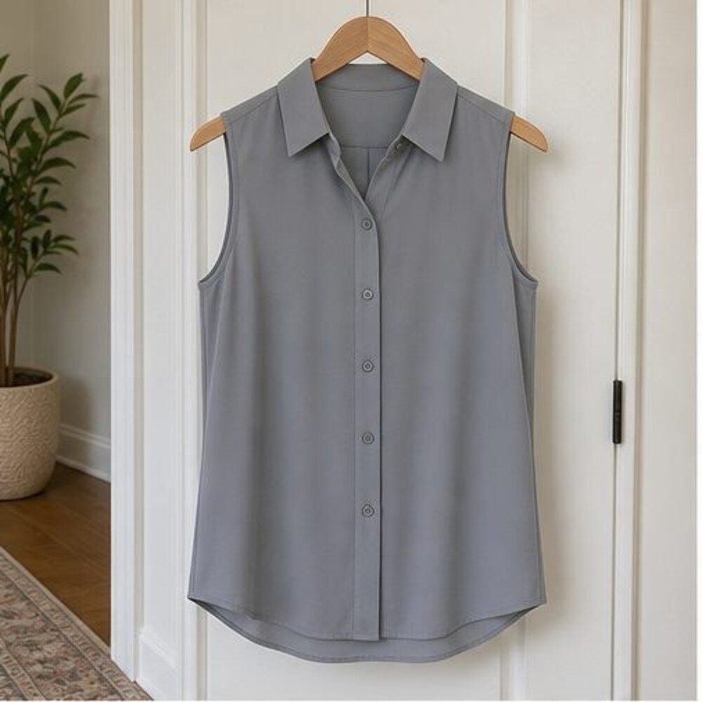 Gray Cami Blouse